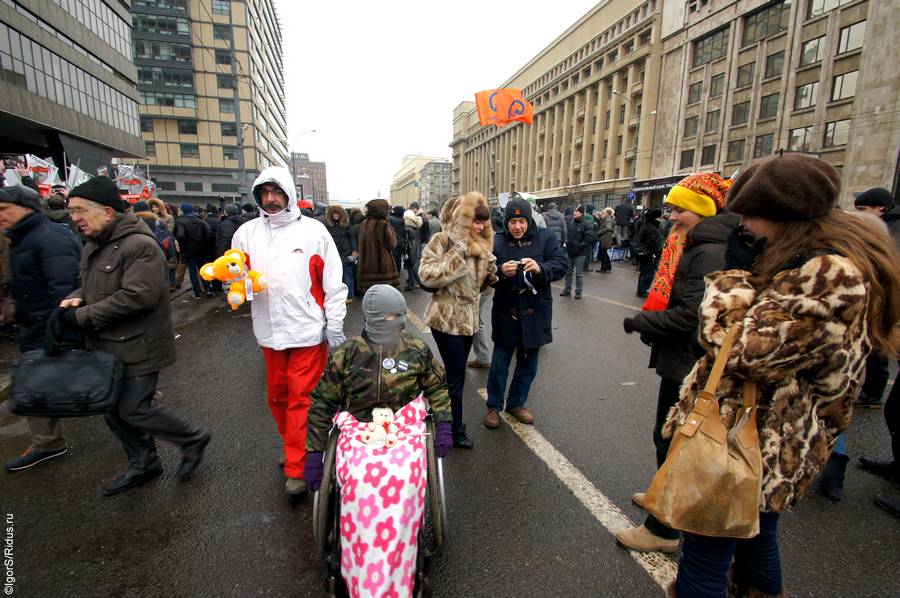 В москве прошел марш