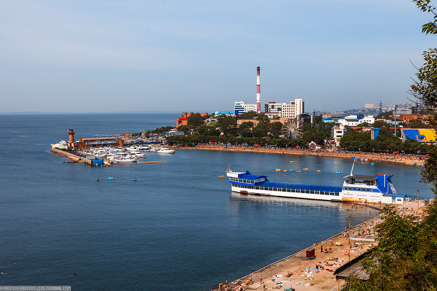 Владивосток фото пляжей и набережной