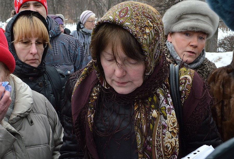 23 марта в Москве прошел пикет, посвященный строительству Северо-Западной хорды в Москве