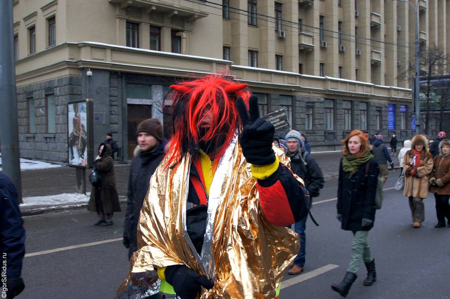 В москве прошел марш