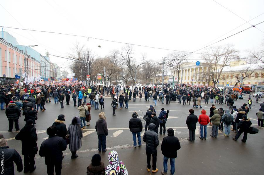 В москве прошел марш