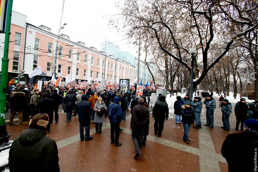 В москве прошел марш