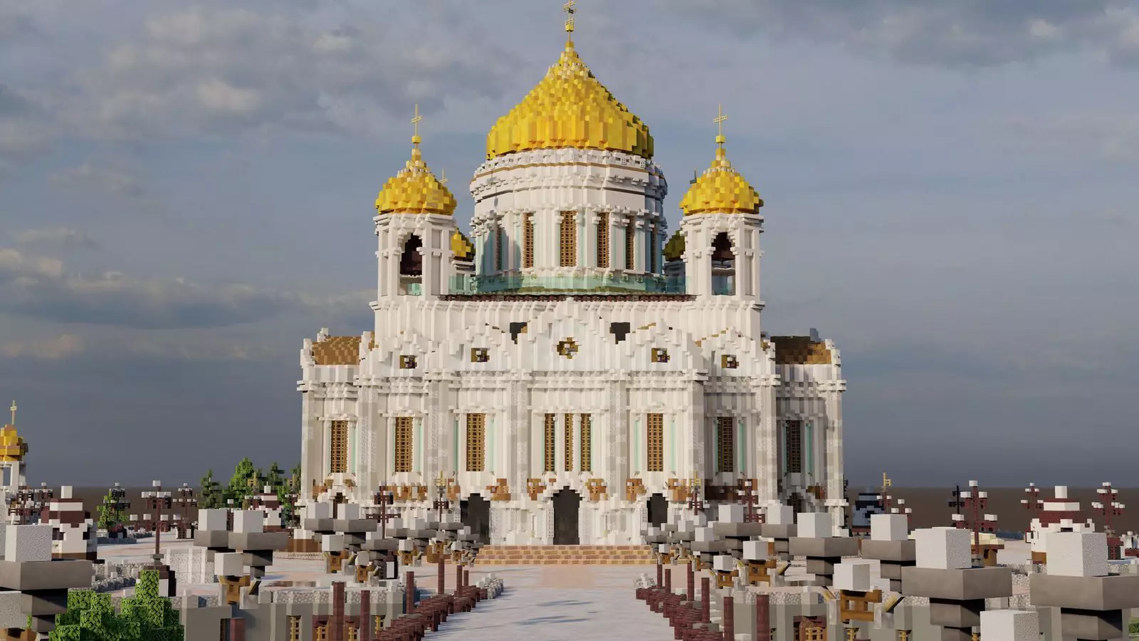 храм христа спасителя и бассейн москва