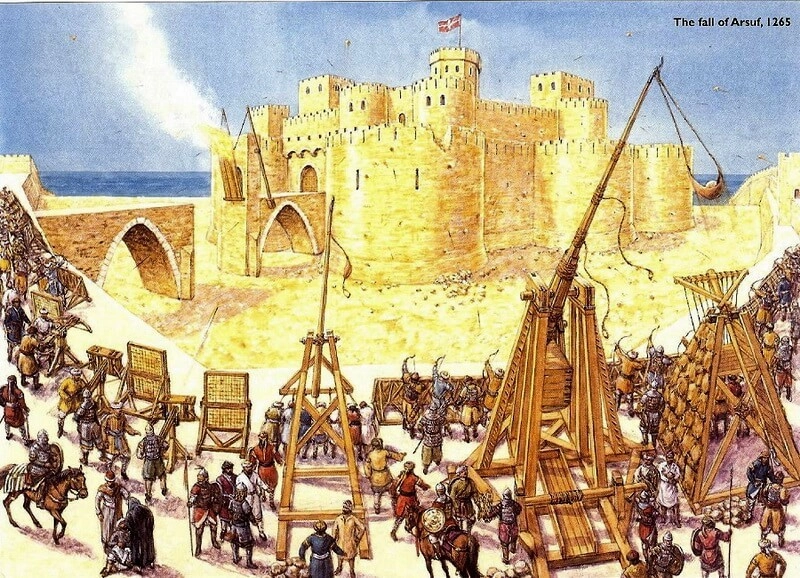 Взятие Арсуфа Бейбарсом, 1265 год. Взятие Арсуфа Бейбарсом, 1265 год.