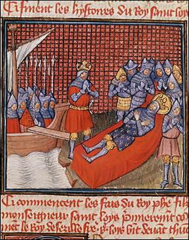 Смерть Людовика IX в Тунисе. Смерть Людовика IX в Тунисе.