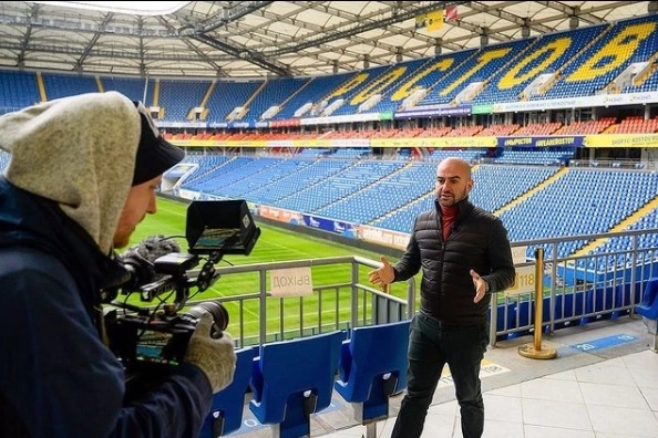 Нобель Арустамян (справа) на съемках Нобель Арустамян (справа) на съемках