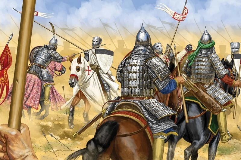 Битва при Форбии 17–18 октября 1244 года. Источник: Osprey — Combat 16 — Templar Knight vs Mamluk Warrior, 1218-1250 — ed. 2015 Битва при Форбии 17–18 октября 1244 года. Источник: Osprey — Combat 16 — Templar Knight vs Mamluk Warrior, 1218-1250 — ed. 2015