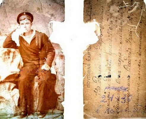 Феодосий Щусь во время службы на флоте. Феодосий Щусь во время службы на флоте.