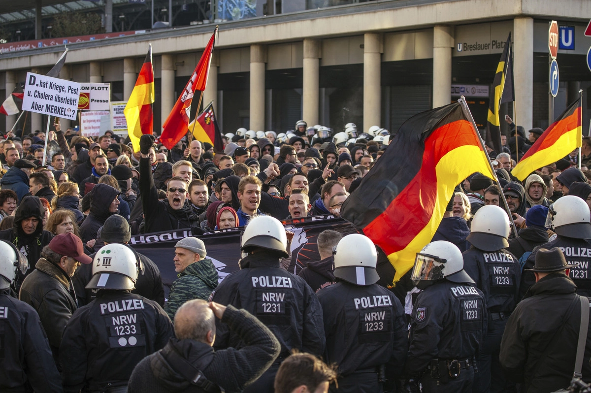 митинг в германии