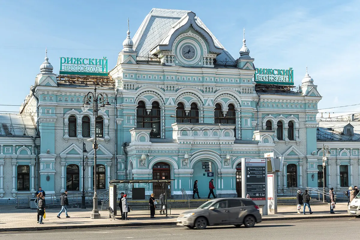 ЖД вокзал Рижский Москва