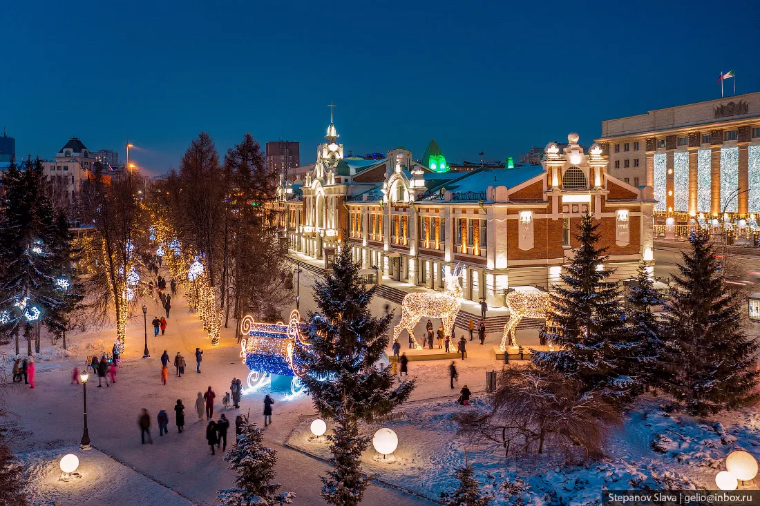 новосибирск зимой фото