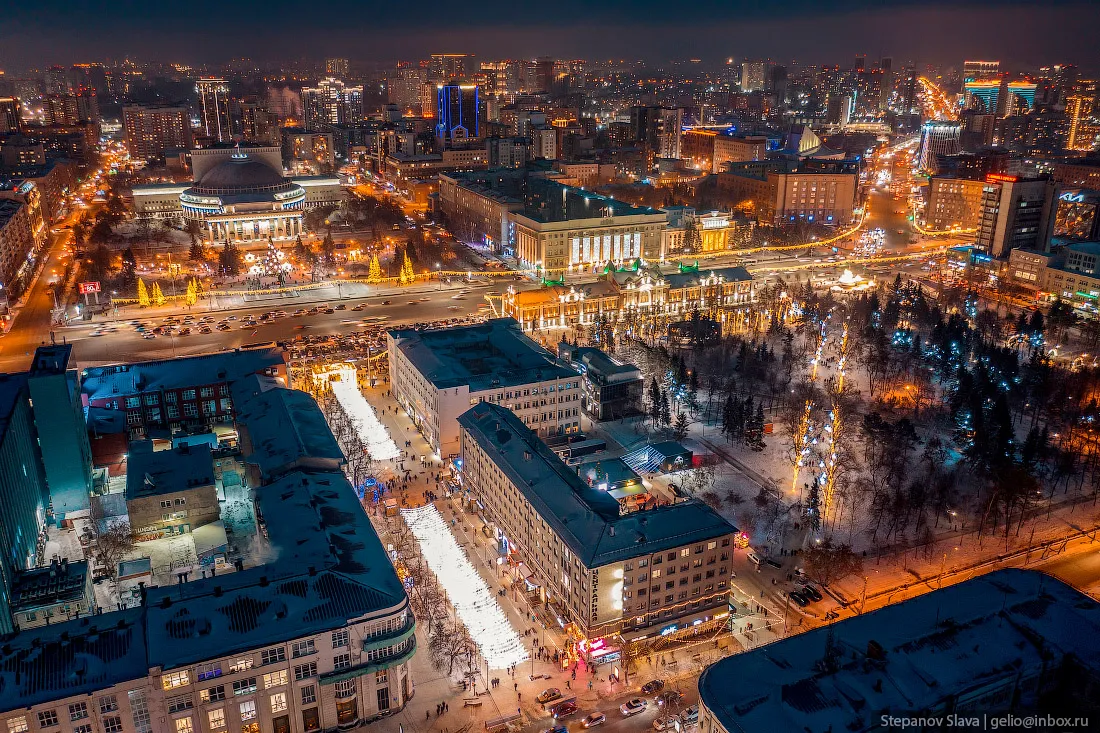 Новосибирск Зимой Фото