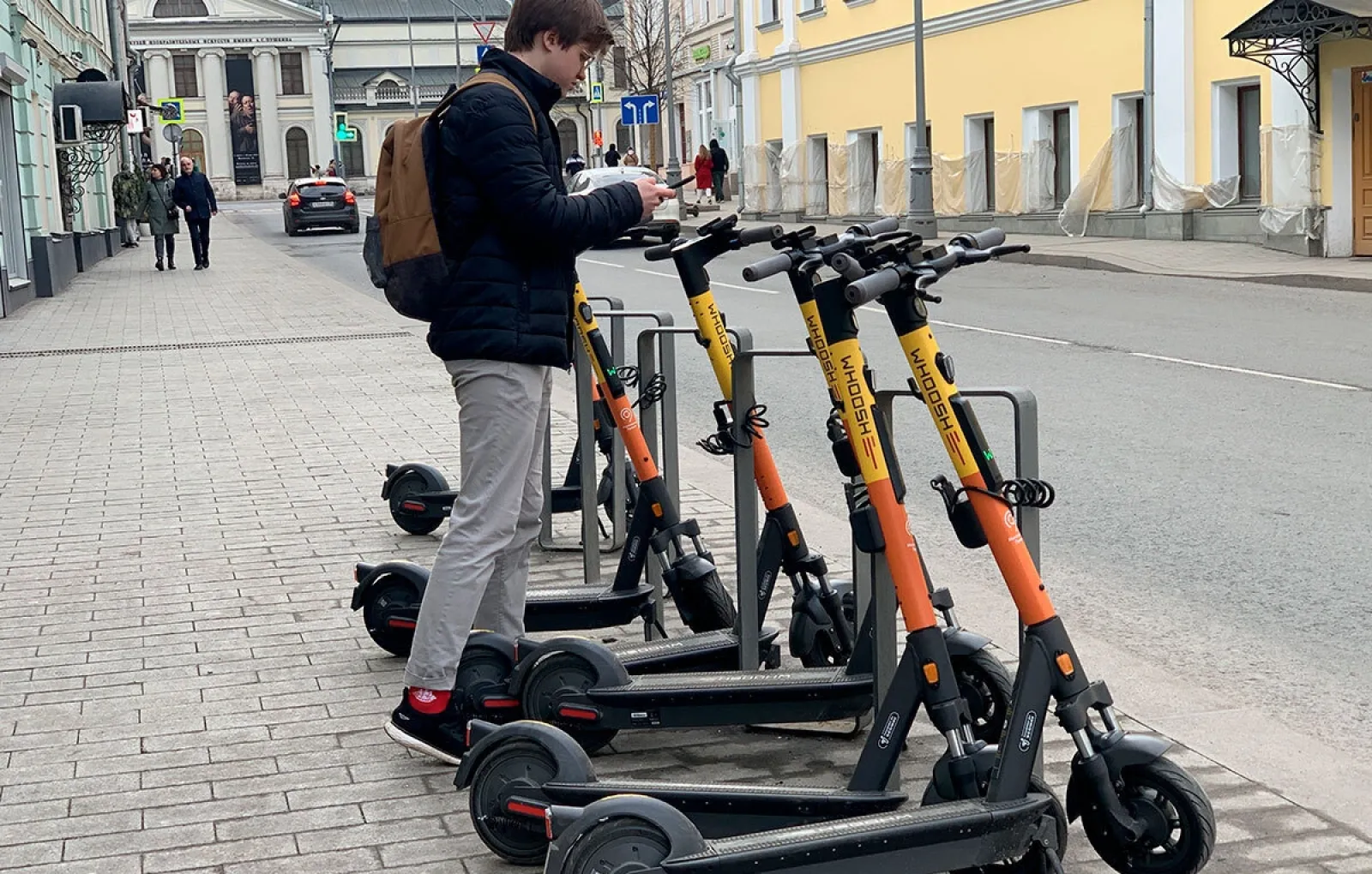 Карта электросамокатов в москве