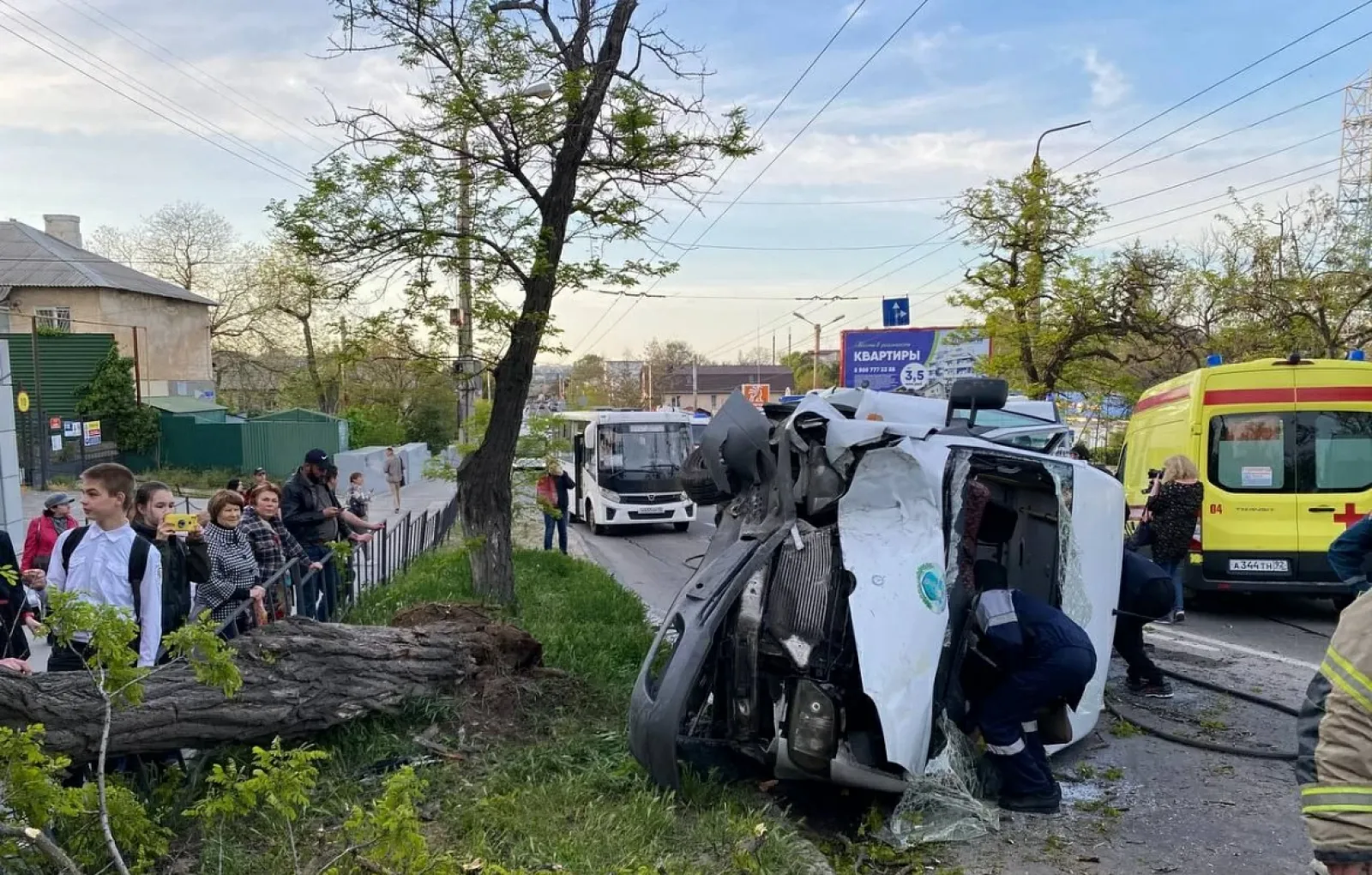 ДТП автобус Севастополь